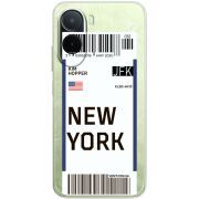 Прозорий чохол BoxFace Poco C81 Pro Ticket New York