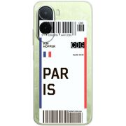 Прозорий чохол BoxFace Poco C81 Pro Ticket Paris