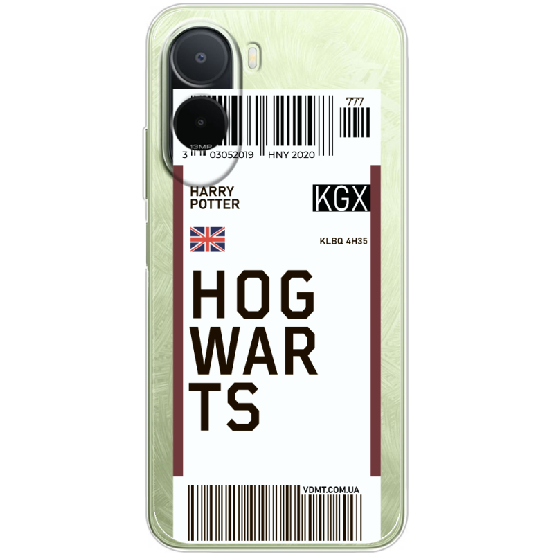 Прозорий чохол BoxFace Poco C81 Pro Ticket Hogwarts