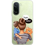Прозорий чохол BoxFace Poco C81 Pro Super Mama and Son