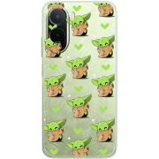 Прозорий чохол BoxFace Poco C81 Pro Pattern Baby Yoda