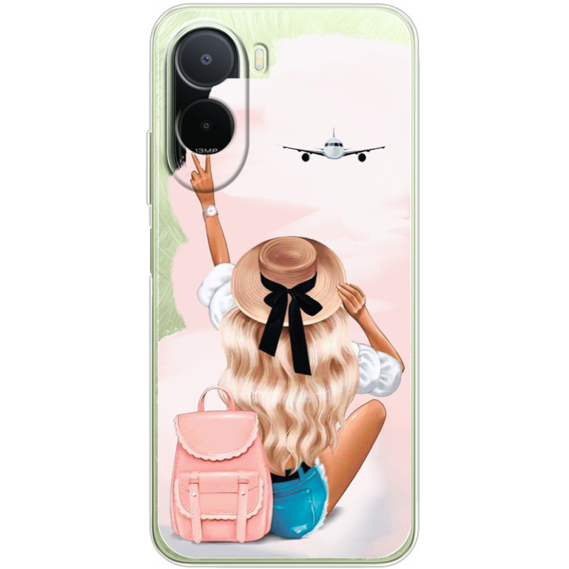 Прозорий чохол BoxFace Poco C81 Pro Travel Girl
