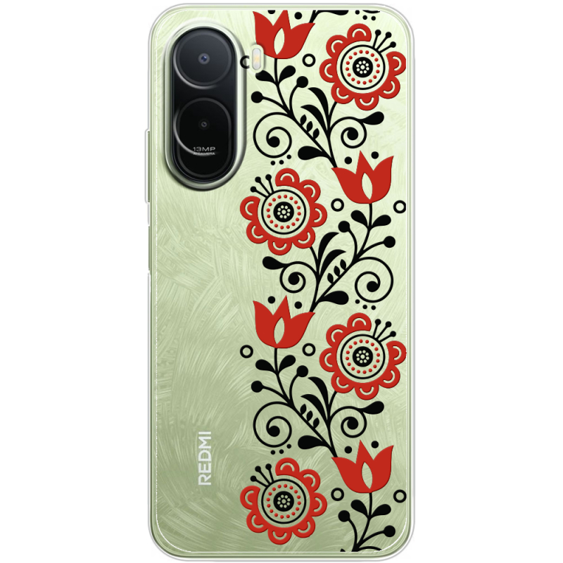 Прозорий чохол BoxFace Poco C81 Pro Ethno Ornament