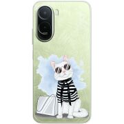 Прозорий чохол BoxFace Poco C81 Pro Cat Style