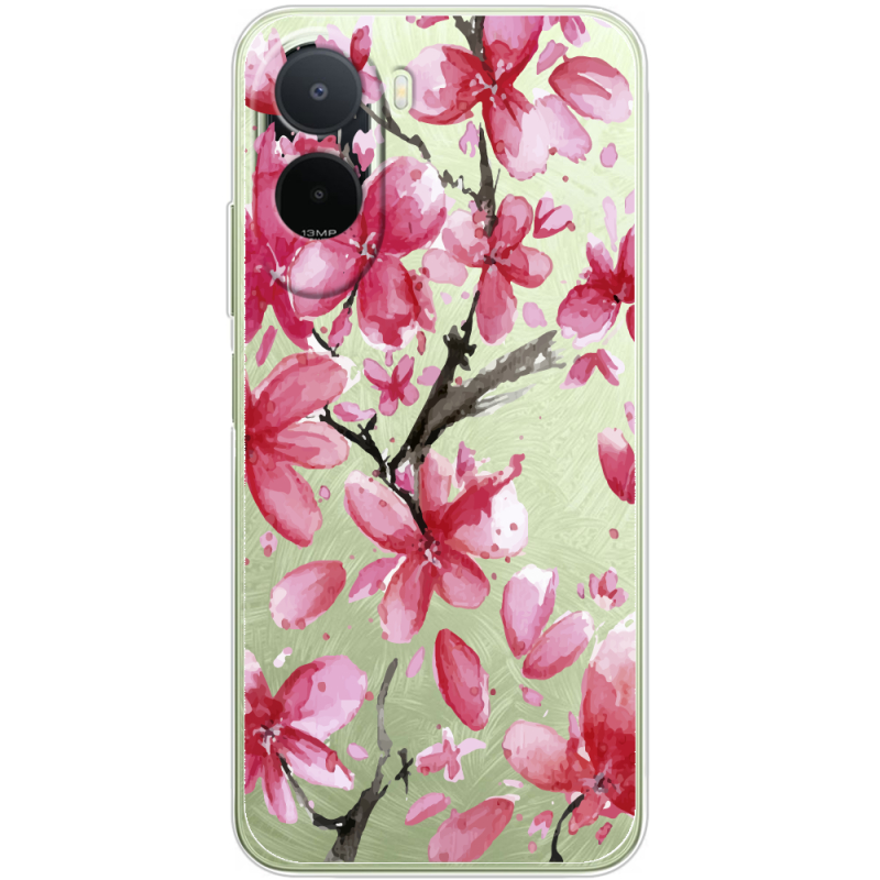 Прозорий чохол BoxFace Poco C81 Pro Pink Magnolia