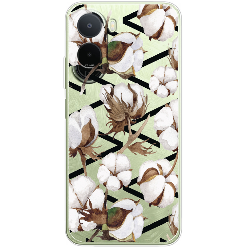 Прозорий чохол BoxFace Poco C81 Pro Cotton flowers