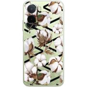 Прозорий чохол BoxFace Poco C81 Pro Cotton flowers