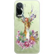 Чохол зі стразами Poco C81 Pro Deer with flowers
