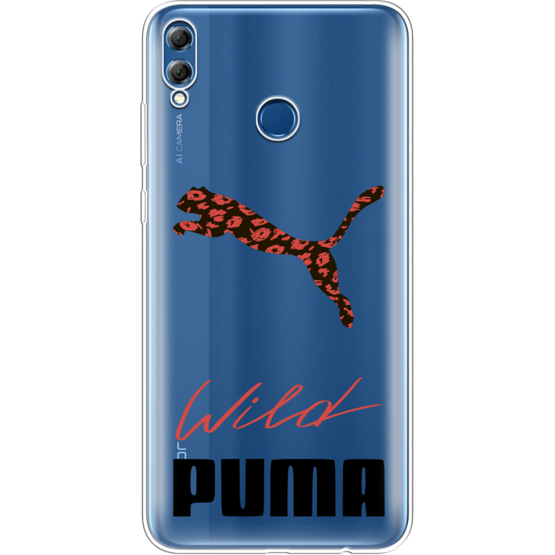 Прозрачный чехол Uprint Honor 8x Max Wild Cat