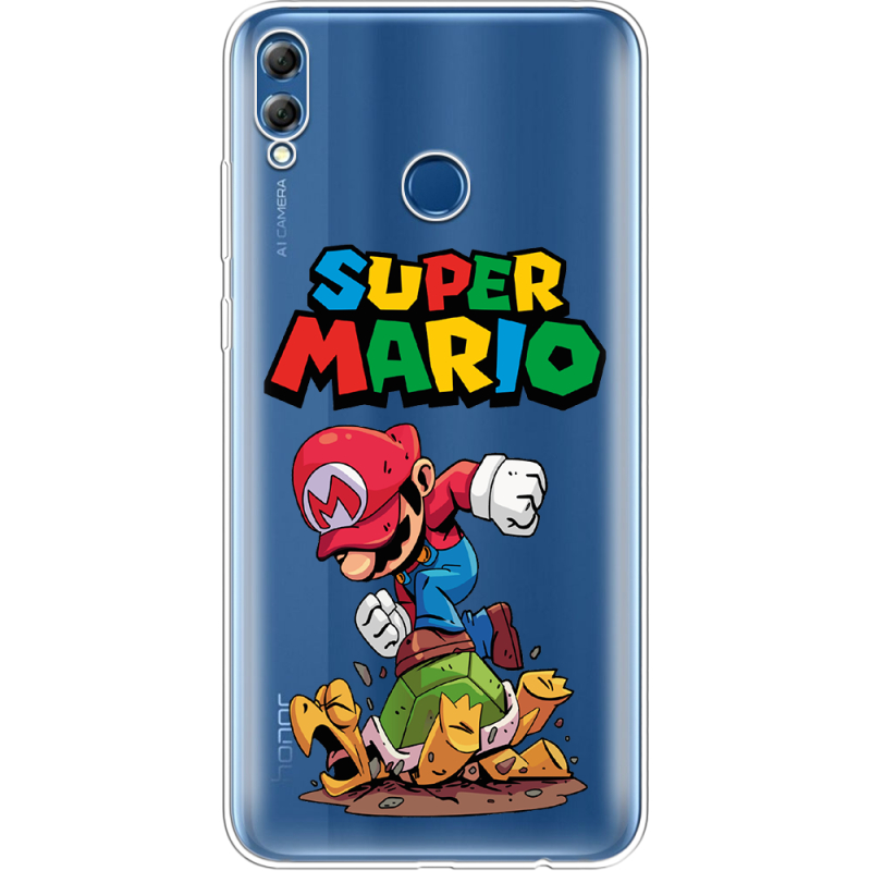 Прозрачный чехол Uprint Honor 8x Max Super Mario