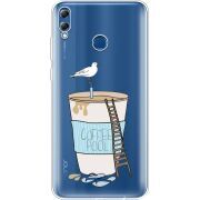 Прозрачный чехол Uprint Honor 8x Max Segull in Cofee Pool