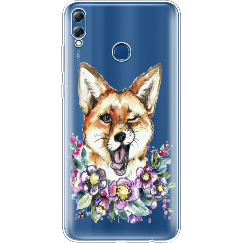 Прозрачный чехол Uprint Honor 8x Max Winking Fox