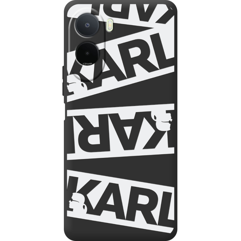 Чорний чохол BoxFace Poco C81 Pro White Karl