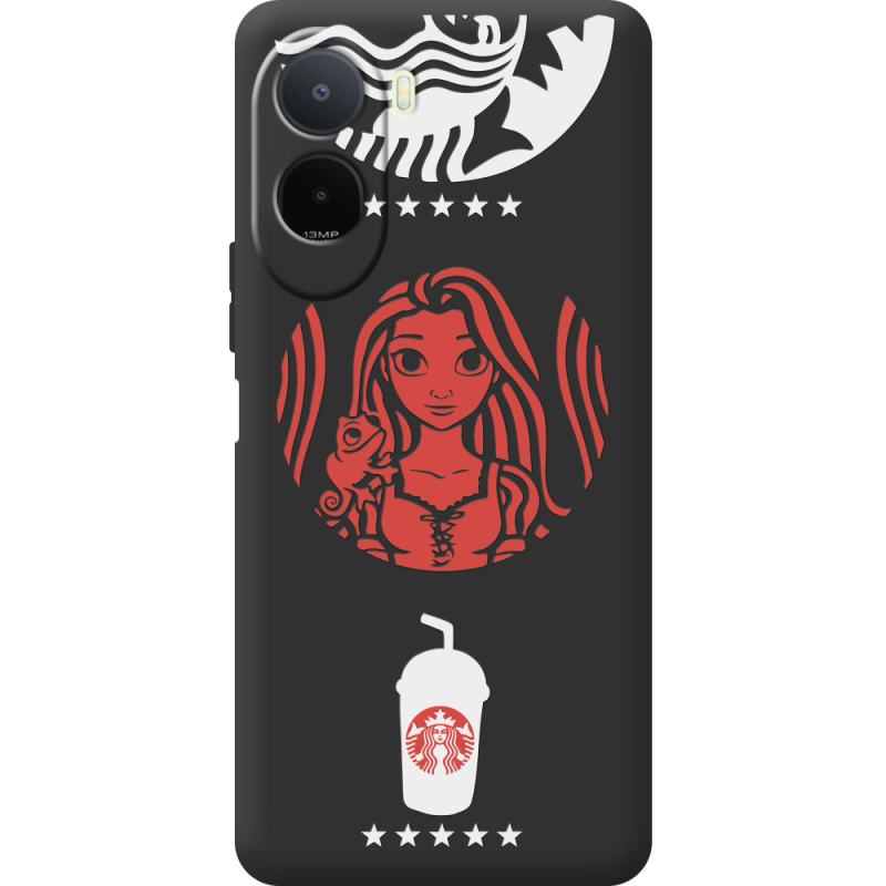 Чорний чохол BoxFace Poco C81 Pro RedWhite Coffee