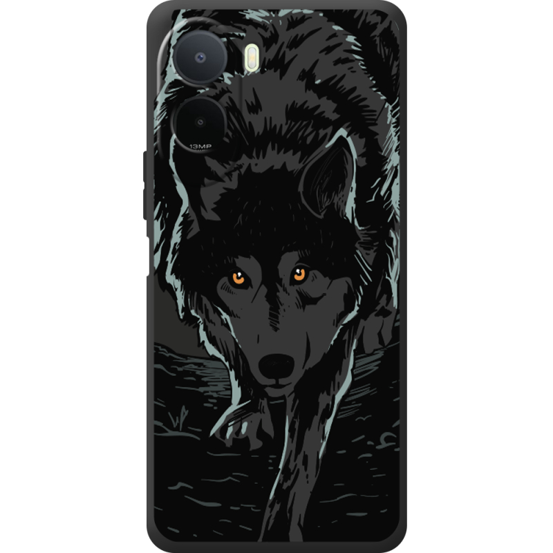 Чорний чохол BoxFace Poco C81 Pro Wolf