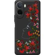 Чорний чохол BoxFace Poco C81 Pro 3D Ukrainian Muse