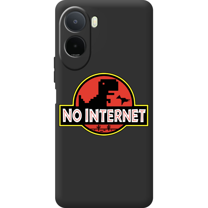 Чорний чохол BoxFace Poco C81 Pro No Internet