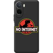 Чорний чохол BoxFace Poco C81 Pro No Internet