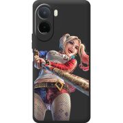 Чорний чохол BoxFace Poco C81 Pro Happy Harley Quinn