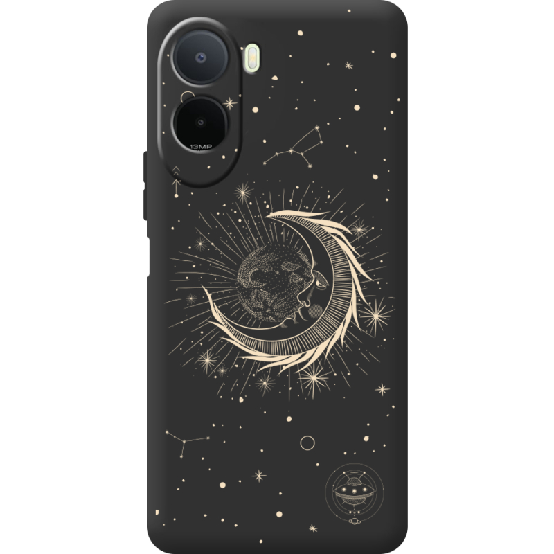 Чорний чохол BoxFace Poco C81 Pro Moon