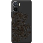 Чорний чохол BoxFace Poco C81 Pro Chinese Dragon