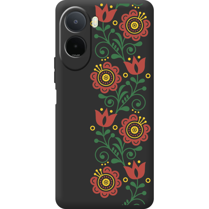 Чорний чохол BoxFace Poco C81 Pro Ethno