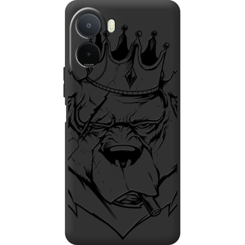 Чорний чохол BoxFace Poco C81 Pro Bear King