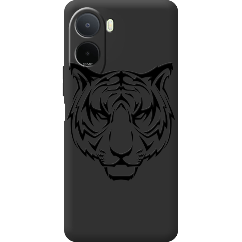 Чорний чохол BoxFace Poco C81 Pro Tiger