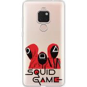 Прозрачный чехол Uprint Huawei Mate 20 siquid game люди в красном