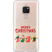 Прозрачный чехол Uprint Huawei Mate 20 Merry Christmas