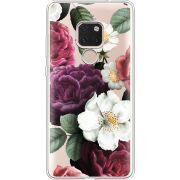 Прозрачный чехол Uprint Huawei Mate 20 Floral Dark Dreams
