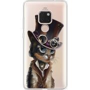 Прозрачный чехол Uprint Huawei Mate 20 Steampunk Cat