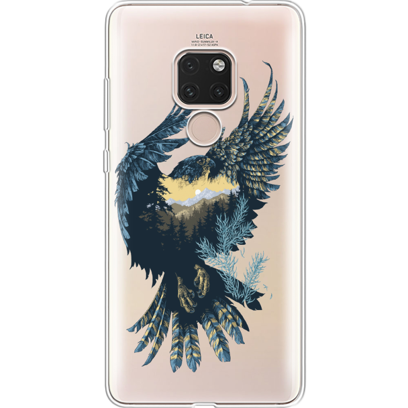 Прозрачный чехол Uprint Huawei Mate 20 Eagle