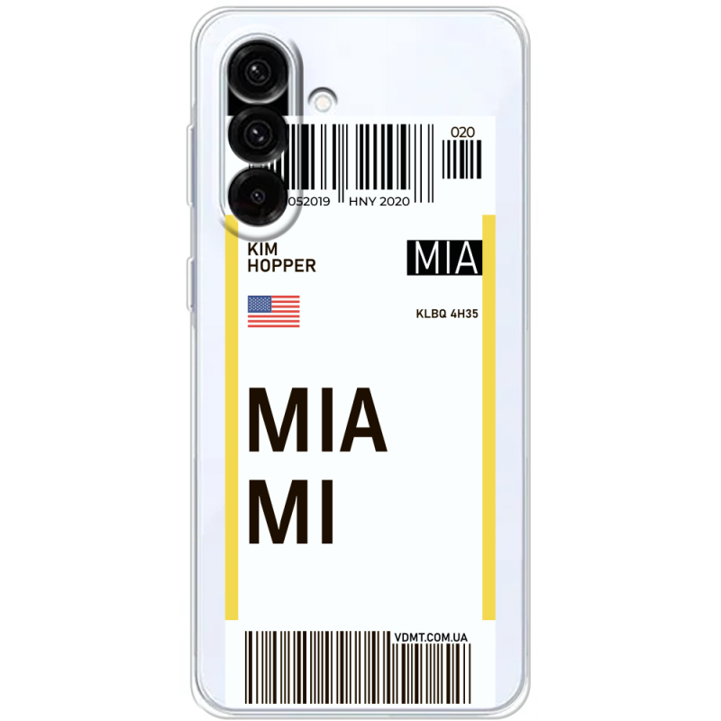 Прозорий чохол BoxFace Samsung Galaxy A27 5G (A276) Ticket Miami