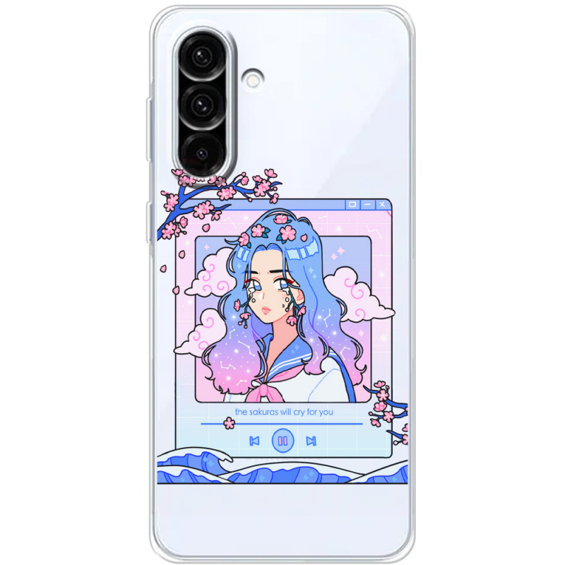 Прозорий чохол BoxFace Samsung Galaxy A27 5G (A276) The Sakuras Will Cry For You
