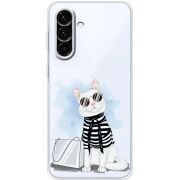 Прозорий чохол BoxFace Samsung Galaxy A27 5G (A276) Cat Style