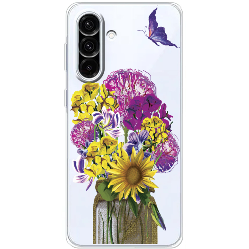 Прозорий чохол BoxFace Samsung Galaxy A27 5G (A276) My Bouquet