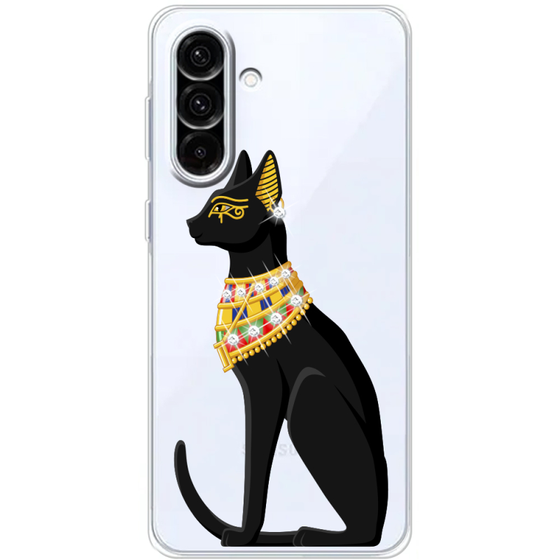 Чохол зі стразами Samsung Galaxy A27 5G (A276) Egipet Cat