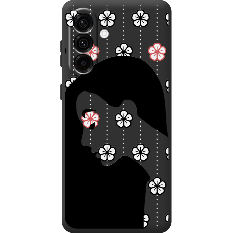 Чорний чохол BoxFace Samsung Galaxy A27 5G (A276) Flower Hair