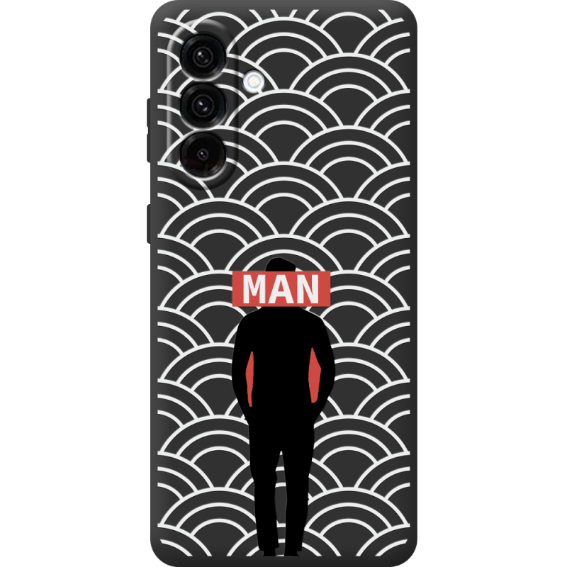 Чорний чохол BoxFace Samsung Galaxy A27 5G (A276) Man Pattern