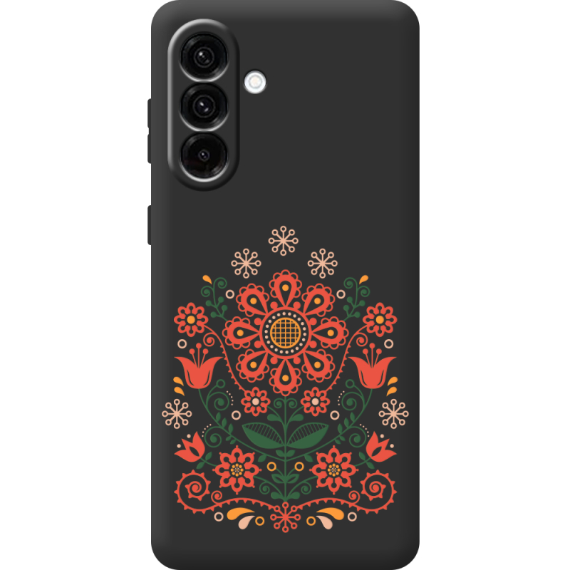 Чорний чохол BoxFace Samsung Galaxy A27 5G (A276) Ukrainian Ornament