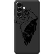 Чорний чохол BoxFace Samsung Galaxy A27 5G (A276) Wolf and Raven