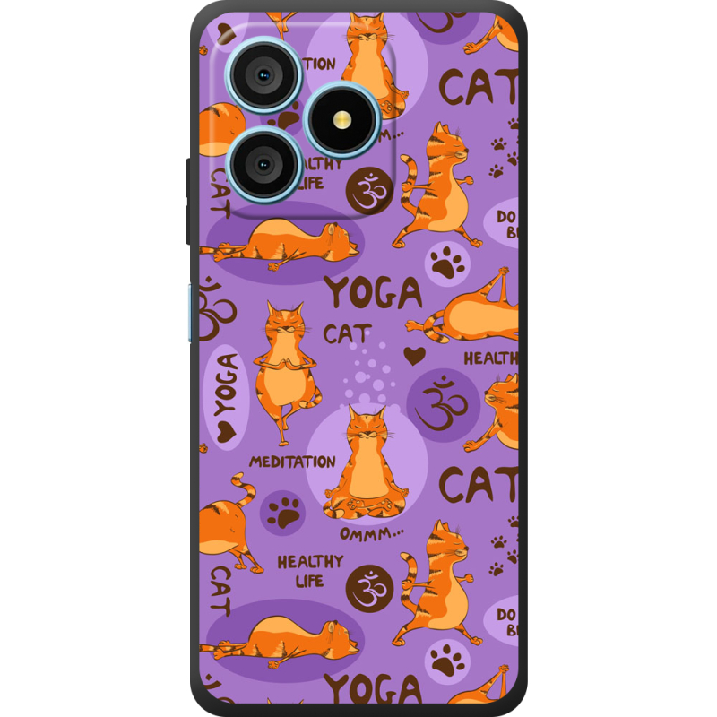 Чохол BoxFace Blackview Wave 9C Yoga Cat
