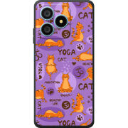 Чохол BoxFace Blackview Wave 9C Yoga Cat
