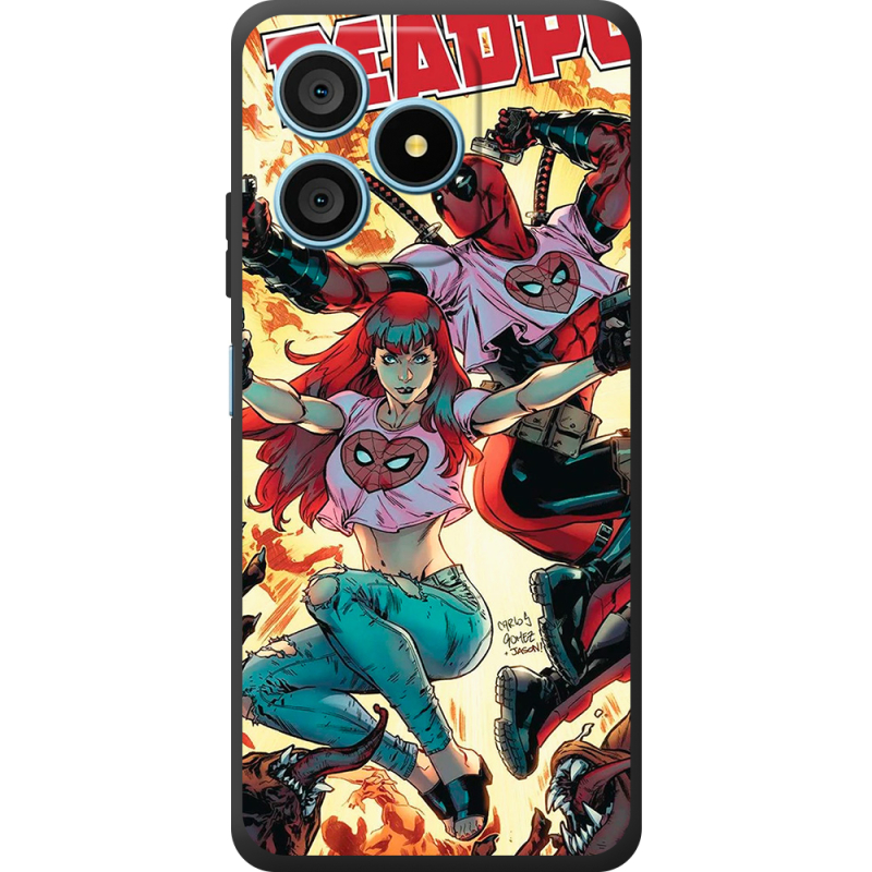 Чохол BoxFace Blackview Wave 9C Deadpool and Mary Jane