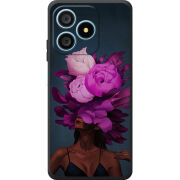 Чохол BoxFace Blackview Wave 9C Exquisite Purple Flowers