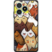 Чохол BoxFace Blackview Wave 9C Sleepy Cats