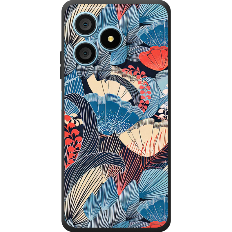 Чохол BoxFace Blackview Wave 9C Blue Herb