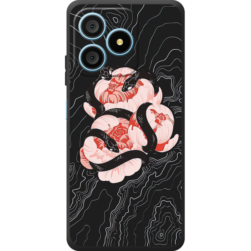 Чохол BoxFace Blackview Wave 9C Snake Rose