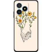 Чохол BoxFace Blackview Wave 9C Flower Hands